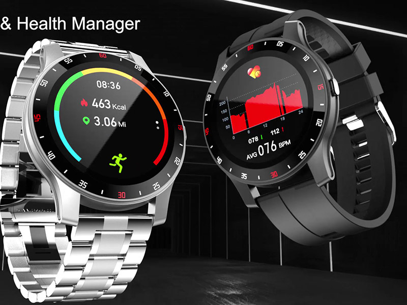 Temperature smart watch with heart rate